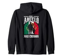 El Abuelo Mas Chingon Funny Mexico Grand-père Mexicain Sweat à Capuche