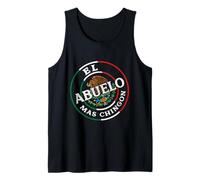 El Abuelo Mas Chingon Mexican Grandpa Cinco De Mayo Flag Débardeur