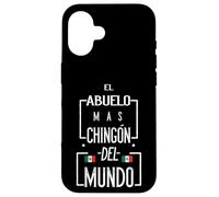 El Abuelo Mas Chingon T-Shirt pour Homme Motif Drapeau Mexicain Coque pour iPhone 16