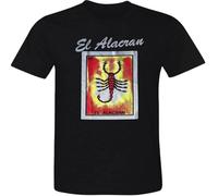 El Alacran Loteria Mexican Bingo Arts Humor T-Shirt Novelty Funny Tee (Medium)