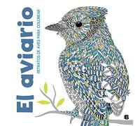 El aviario: Retratos de aves para colorear