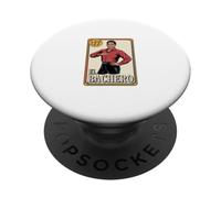 El Bachero Bachata Danseur de Bingo Mexicain Design PopSockets PopGrip Adhésif