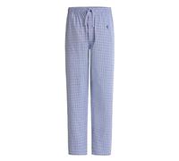 El Búho Nocturno Bas Pyjama Homme Long - Flanelle Coton 100% Hiver/Pantalon Popeline Légère Coton/Mélange/Bambou Carreaux - Pouches Tailles M-3XL Cadeau Noël, 50% Bambou, 50% Pol., Bleu 8942, 3XL