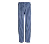 El Búho Nocturno Bas Pyjama Homme Long - Flanelle Coton 100% Hiver/Pantalon Popeline Légère Coton/Mélange/Bambou Carreaux - Pouches Tailles M-3XL Cadeau Noël, 50% Bambou, 50% Pol., Bleu 8944, L