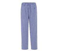 El Búho Nocturno Bas Pyjama Homme Long - Flanelle Coton 100% Hiver/Pantalon Popeline Légère Coton/Mélange/Bambou Carreaux - Pouches Tailles M-3XL Cadeau Noël, 100% Coton, Bleu 8974, XL