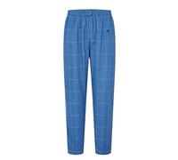 El Búho Nocturno Bas Pyjama Homme Long - Flanelle Coton 100% Hiver/Pantalon Popeline Légère Coton/Mélange/Bambou Carreaux - Pouches Tailles M-3XL Cadeau Noël, 100% Coton, Bleu 8918, M