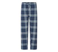 El Búho Nocturno Bas Pyjama Homme Long - Flanelle Coton 100% Hiver/Pantalon Popeline Légère Coton/Mélange/Bambou Carreaux - Pouches Tailles M-3XL Cadeau Noël, 100% Coton, Bleu 8893, L