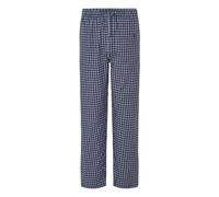El Búho Nocturno Bas Pyjama Homme Long - Flanelle Coton 100% Hiver/Pantalon Popeline Légère Coton/Mélange/Bambou Carreaux - Pouches Tailles M-3XL Cadeau Noël, 100% Coton, Bleu 8921, XL