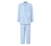 El Búho Nocturno Pyjama Homme Coton 100% Tissé - Veste Manches Longues Boutonné Classique Pantalon Long - Ensemble Combinaison Deux Pièces Grandes Tailles Vêtements Nuit, 100% Coton, Vert 1552, 3XL
