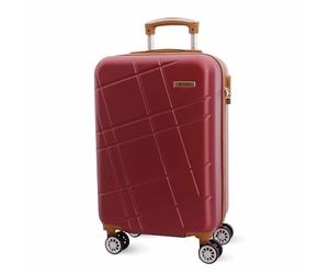 EL Caballo Valise bagage à main 55 x 40 x 20 cm | Valise de cabine légère rigide avec 4 roulettes | Bagage de bord adapté pour avion Ryanair et plus encore, rouge, s, Valise bagage à main 55 x 40 x 20
