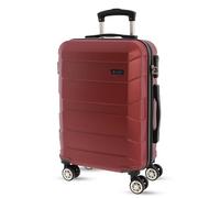 EL Caballo Valise Cabine 55 x 40 x 20 - Valises de Voyage pour Ryannair - Trolley Bagage pour Avion résistant avec 4 Roues de 360° et Cadenas numérique, Bordeaux, Classique