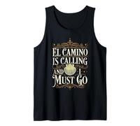 El Camino m'appelle et Je Dois y Aller Vintage Shell Quote Débardeur