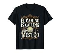 El Camino m'appelle et Je Dois y Aller Vintage Shell Quote T-Shirt