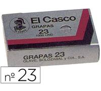 El Casco 136862 Boîte de 1 000 Agrafes galvanisées n°23/6G