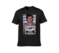 El Chapo Guzman Mugshot Mexican Drug Lord Long Sleeves Base Funny Basic Camping T-Shirt Black XXL