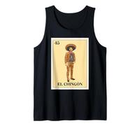 El Chingón. Emiliano Zapata Version Bingo Mexicaine Débardeur