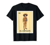 El Chingón. Emiliano Zapata Version Bingo Mexicaine T-Shirt