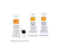 el Classic F530 Voice Trio - Téléphone sans fil - système de répondeur avec ID d'appelant - DECT - (conférence) à trois capacité d'appel - gris,