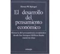 EL DESARROLLO DEL PENSAMIENTO ECONÓMICO