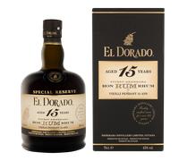 El Dorado 15 Years Old Finest Demerara Rum SPECIAL RESERVE 43% Vol. 0,7l in Giftbox