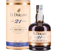 EL DORADO - 21 ans - 43% Alcool - Origine : Guyanne Britannique - Bouteille 70 cl
