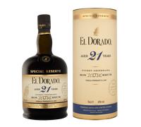 El Dorado 21 Years 70cl Rhum + Coffret cadeau