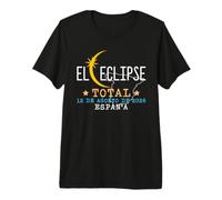 El Eclipse Total España 12 août 2026 T-Shirt Haut de Gamme