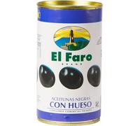 El Faro Olives noires dénoyautées Idéales en accompagnement ou en salade 150g