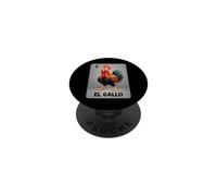 El Gallo Mexican Lottery Card | Bingo Game Rooster Meme Card PopSockets PopGrip Adhésif