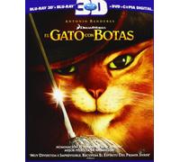 El Gato Con Botas BD + DVD + Copia Digital [Blu-Ray 3D] [Import]