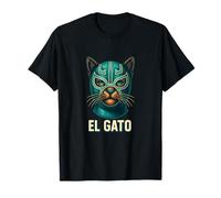 El Gato Luchador Masque de Lutte pour Chat Lucha Libre T-Shirt