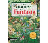 El gran libro juego de la fantasía: Un libro infantil con 3 niveles de juego, de 3 a 8 años. Jugar y aprender. ¡Busca y encuentra seres fantásticos y mitológicos!