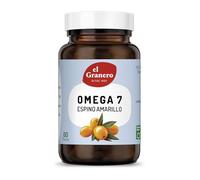 El Granero Integral Omega 7-60 Perles à base d'huile d'argousier, favorise l'hydratation des muqueuses et de la peau, contient des effets antioxydants et régule le métabolisme