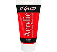 El Greco 28527 - Peinture Acrylique, 150 ML, echtrot