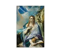 El Greco Impression sur toile Les Confessions de Marie-Madeleine 30,5 x 45,7 cm