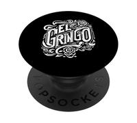 El Gringo Motif Argot Latino Espagnol à Main levée PopSockets PopGrip Adhésif