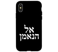 El HaNe'eman Le Dieu fidèle Écriture du Verset de la Bible hébreu Coque pour iPhone X/XS