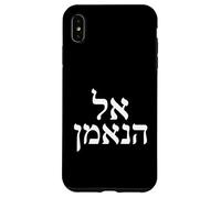 El HaNe'eman Le Dieu fidèle Écriture du Verset de la Bible hébreu Coque pour iPhone XS Max