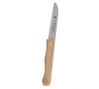 El Herder Couteau à Légumes et Fruits, Acier Inox, Manche en Hêtre, 23,4 cm