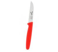 El Herder Schilmes - Universeel Keukenmes 19,5 cm - Solingenstaal - Roestvrij & Scherp - Rode Ergonomische PP-handgreep - Lichtgewicht 19,36 g - Vaatwasmachinebestendig - Voor Groenten en Fruit
