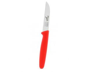 El Herder Schilmes - Universeel Keukenmes 19,5 cm - Solingenstaal - Roestvrij & Scherp - Rode Ergonomische PP-handgreep - Lichtgewicht 19,36 g - Vaatwasmachinebestendig - Voor Groenten en Fruit
