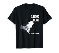 El Hierro Île Atlantique Coordonnées Carte Vacances T-Shirt
