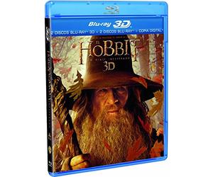 El Hobbit: Un Viaje Inesperado 3D + 2 discos Blu-Ray [Import]