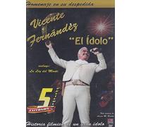 EL IDOLO VICENTE FERNANDEZ 5 EXITOSAS PELICULAS: LA LEY DEL MONTE / UNA PURA Y DOS CON SAL / ACORRALADO / EL MACHO /
