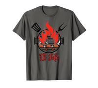 El Jefe Barbecue Chef Grill Fumoir BBQ Bœuf Cook pour Espagnol T-Shirt