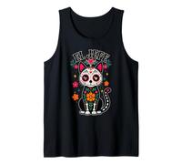 El Jefe Dia de Los Muertos Décoration en Forme de tête de Mort en Sucre coloré Débardeur