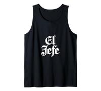 El Jefe Inscription Humoristique Gothique médiévale Débardeur