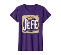 El Jefe pour Homme : n'accepte Pas de substituts T-Shirt, Femme, Violet, L
