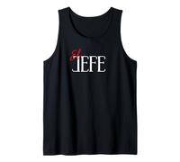 El Jefe - T-shirt humoristique pour couple latin pour petit ami, mari Débardeur