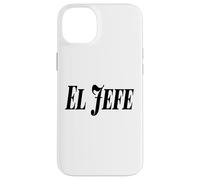 El Jefe The Boss Bold Grand Noir Texte Graphique Coque pour iPhone 14 Plus